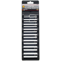W32600 Performance Tool 8-Piece 1/2-Inch Drive 12 Point SAE Deep Socket