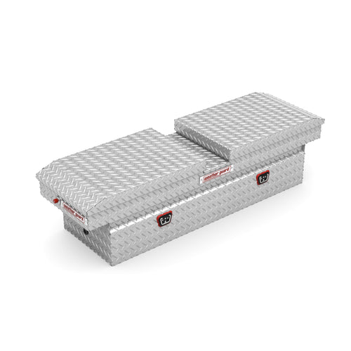 Crossover Weather Guard 124-0-04 Aluminum Gull Wing Truck Tool Box, Standard Profile, Fits Full Size Trucks, 11.3 cu ft Storage Capacity (Clear)