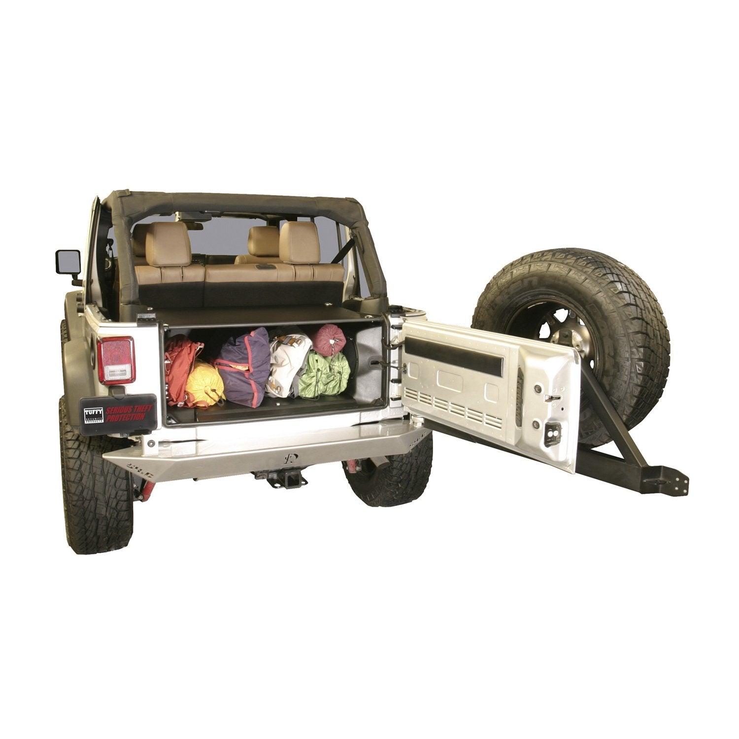 Cargo Enclosure - Tuffy Security Products | Standard for Jeep Wrangler JK Unlimited | 2011-2018