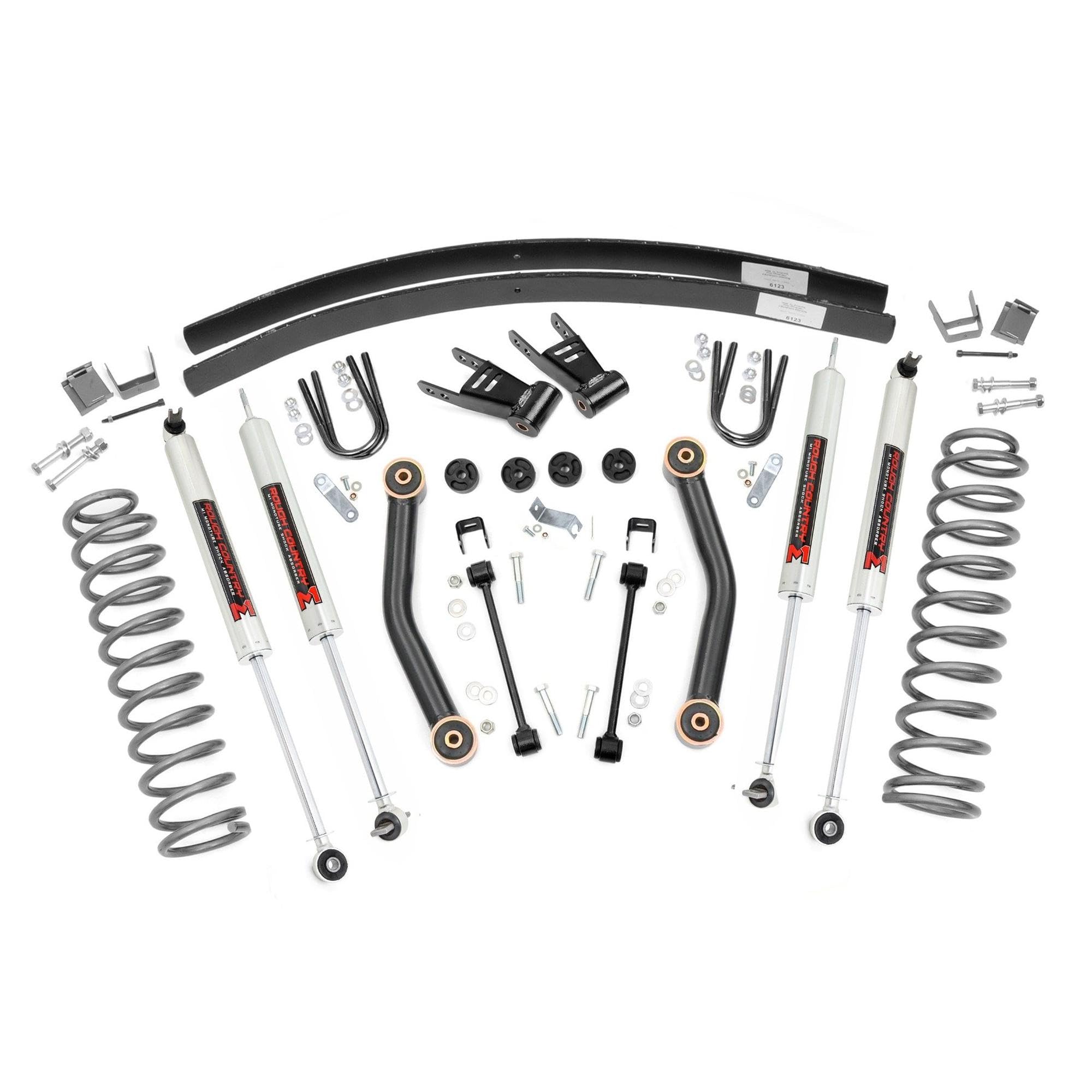 Rough Country 4.5" Lift Kit for Jeep Cherokee XJ 1984-2001 2WD/4WD - 62340