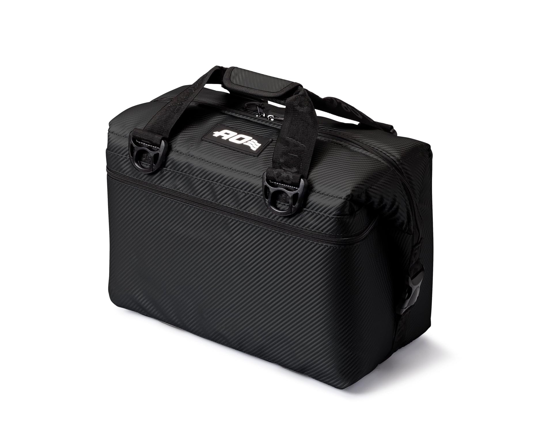 AO Coolers Carbon Expedition Soft Cooler with High-Density Insulation, Black, 24-Can