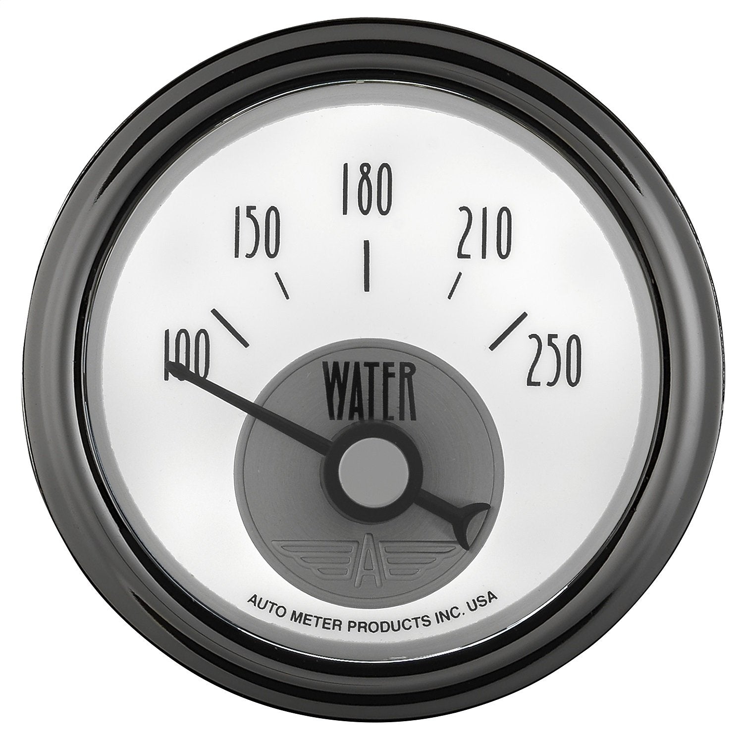 Auto Meter Prestige Pearl 2-1/16" Electric Water Temperature Gauge 2039 (100-250 Degree F, 52.4mm)