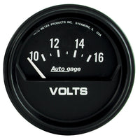 AUTO METER Autogage 2319 Electric Voltmeter Gauge, 2.625 in.