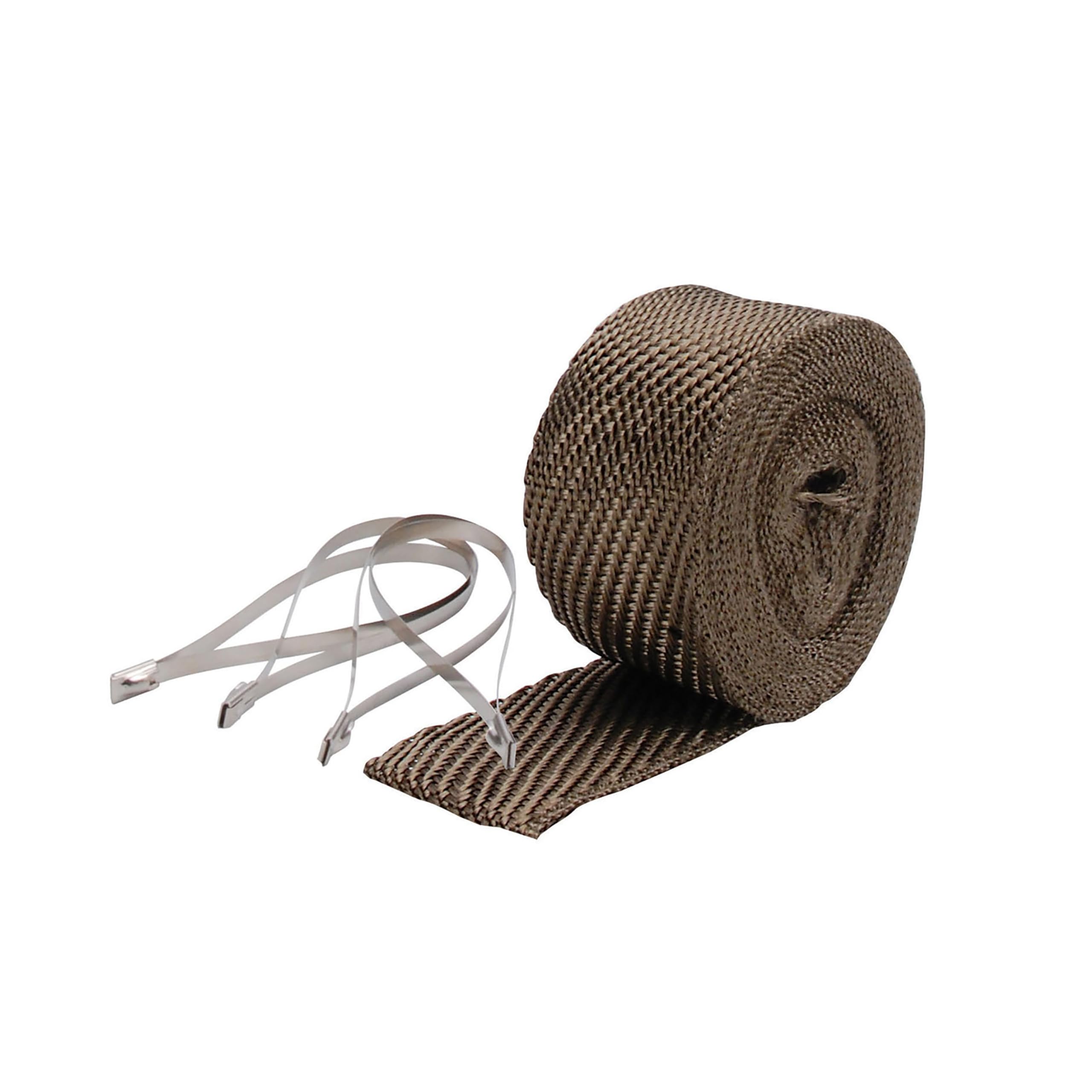 2" x 25' Pipe Wrap Kit Design Engineering 010123 with 4 Locking Ties - Titanium