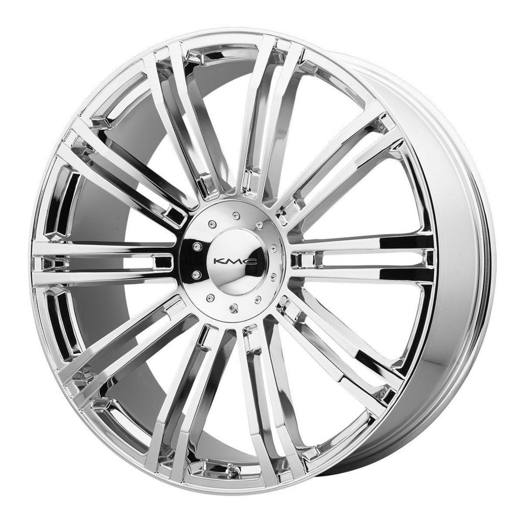 KMC Wheels Chrome KM6772 Wheel with Aluminum (19 x 8.5 inches /5 x 0 mm, 45 mm Offset)
