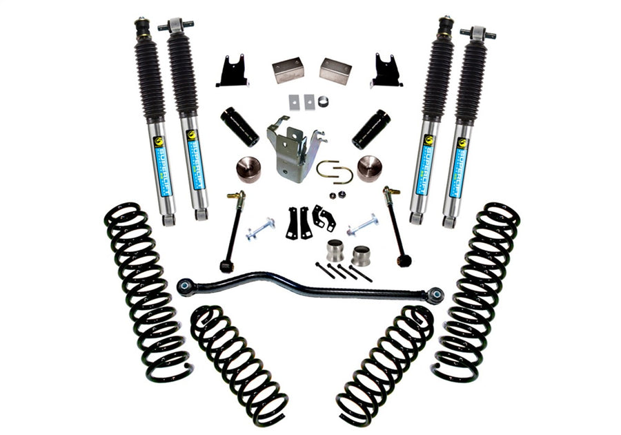 SUPERLIFT SUSPENSION RealTruck 4" Lift Kit for Jeep Wrangler JK | Complete Lift Kit with Front & Rear Bilstein 5100 Series Shocks | K927B | Fits 2007-2018 Jeep Wrangler JK 2 Door