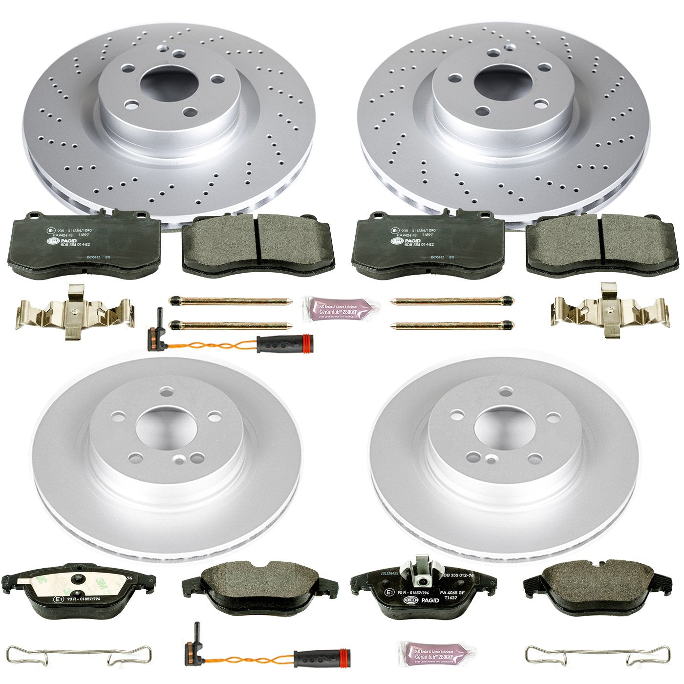 Euro-Stop Power Stop Brake Kit Front and Rear