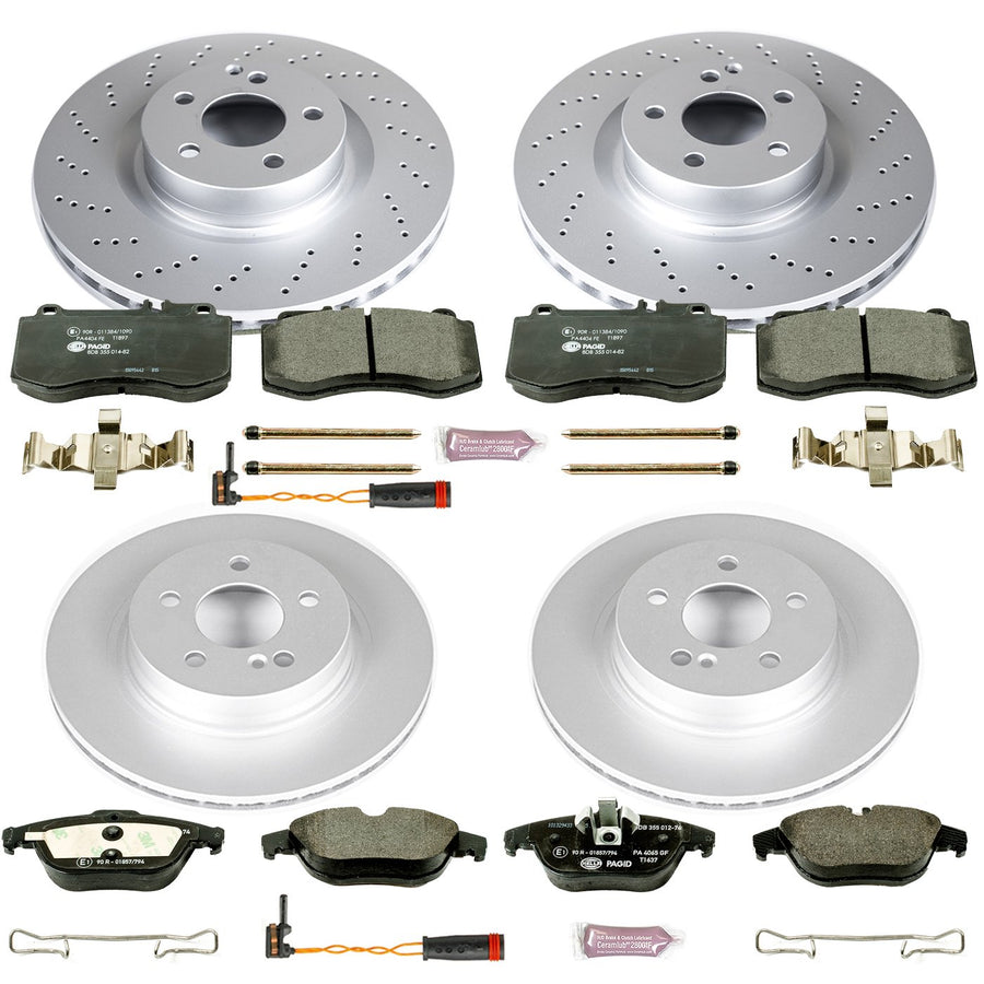 Euro-Stop Power Stop Brake Kit Front and Rear