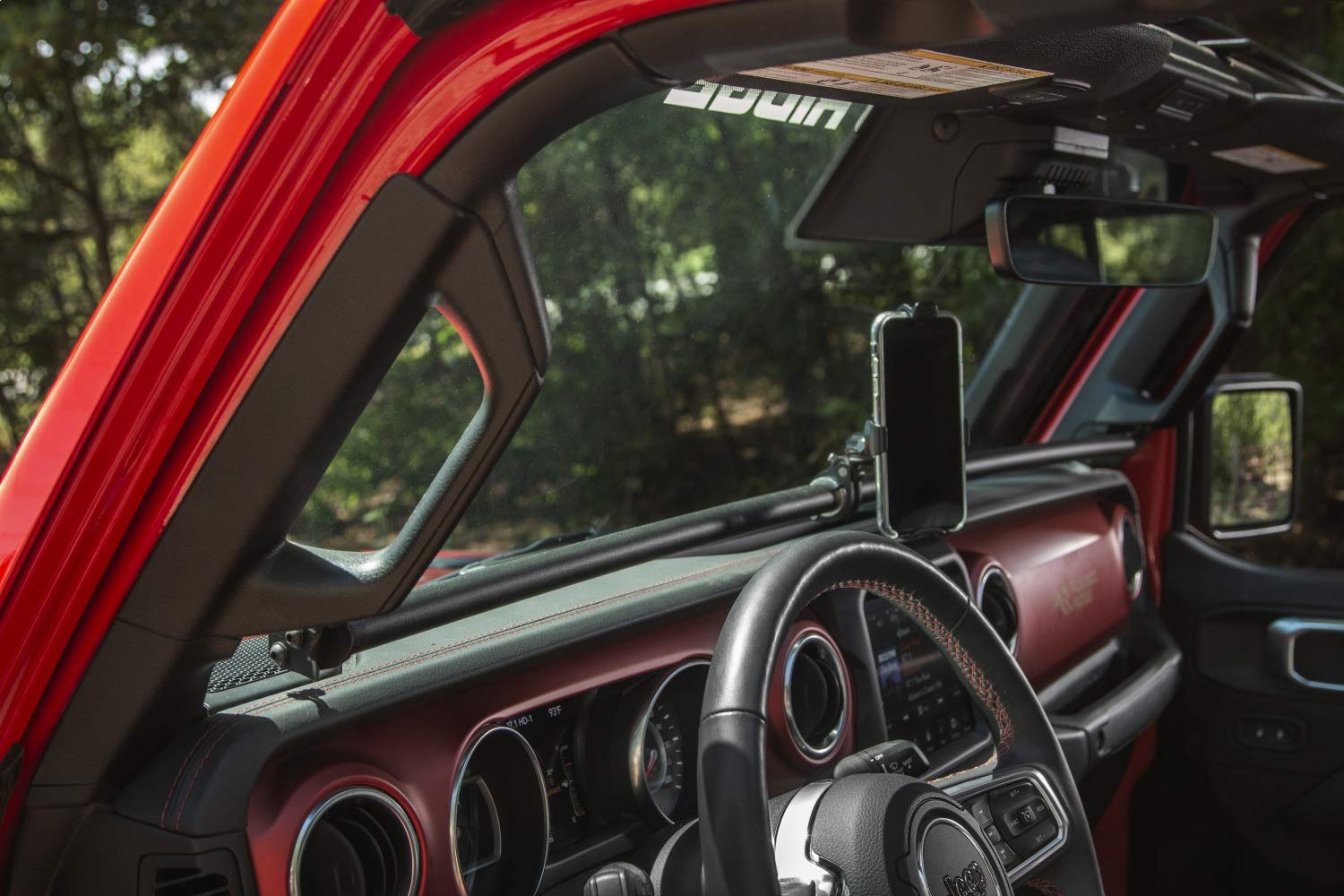 Dash Bar Rugged Ridge for Jeep Wrangler/Gladiator | 13551.36 | Fits 2018-2025 Jeep Wrangler JL; 2020-2025 Jeep Gladiator JT