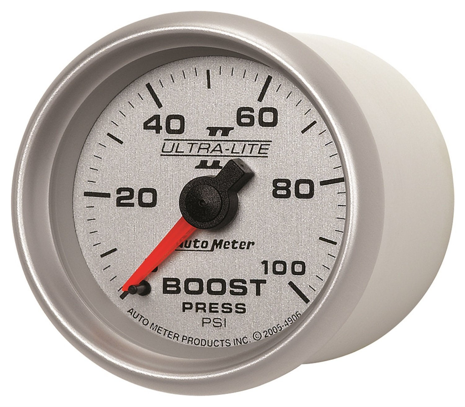 Auto Meter 2-1/16" Ultra-Lite II 0-100 PSI Mechanical Boost Gauge