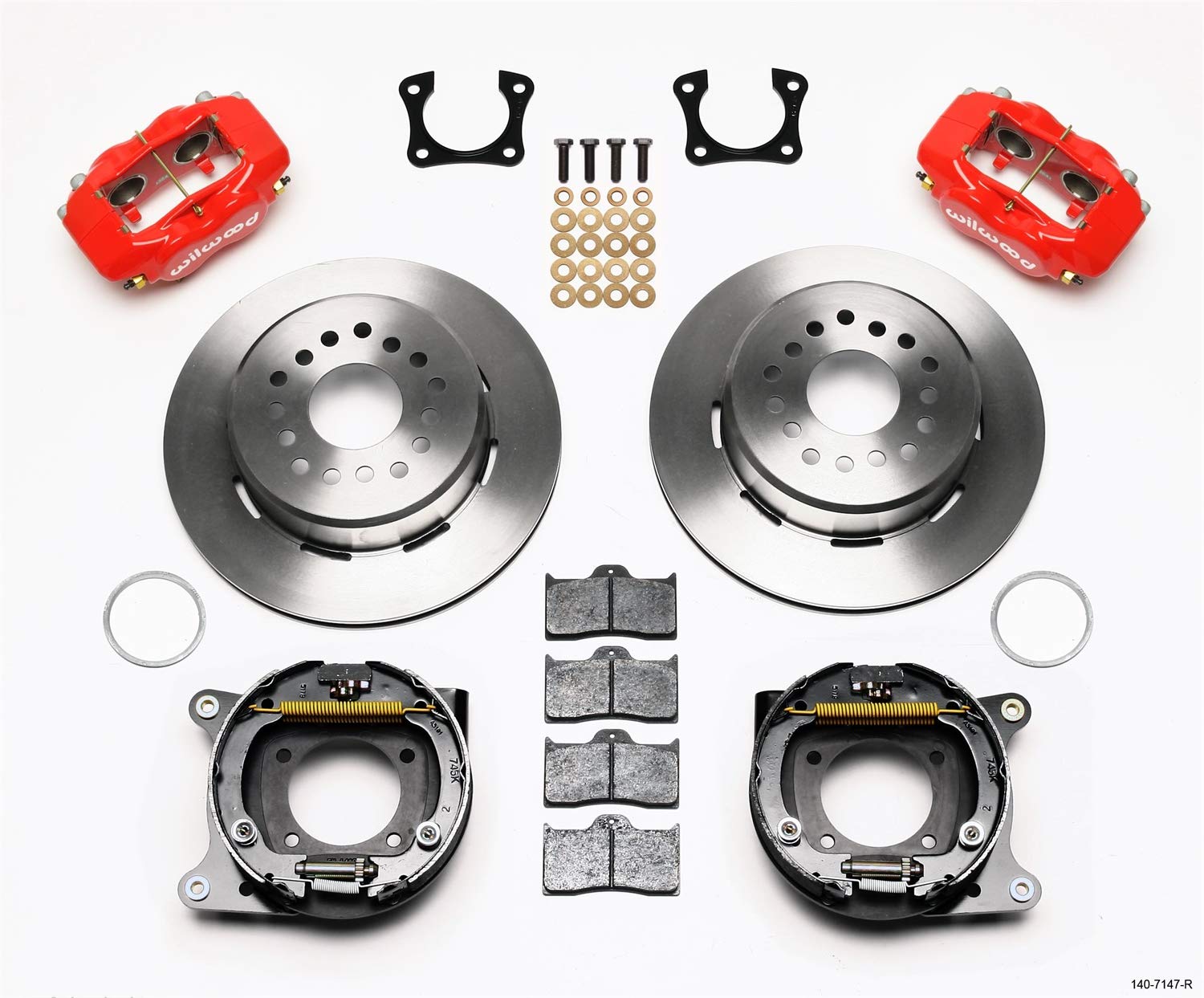 P/S FDLI Park Brake Kit, Red