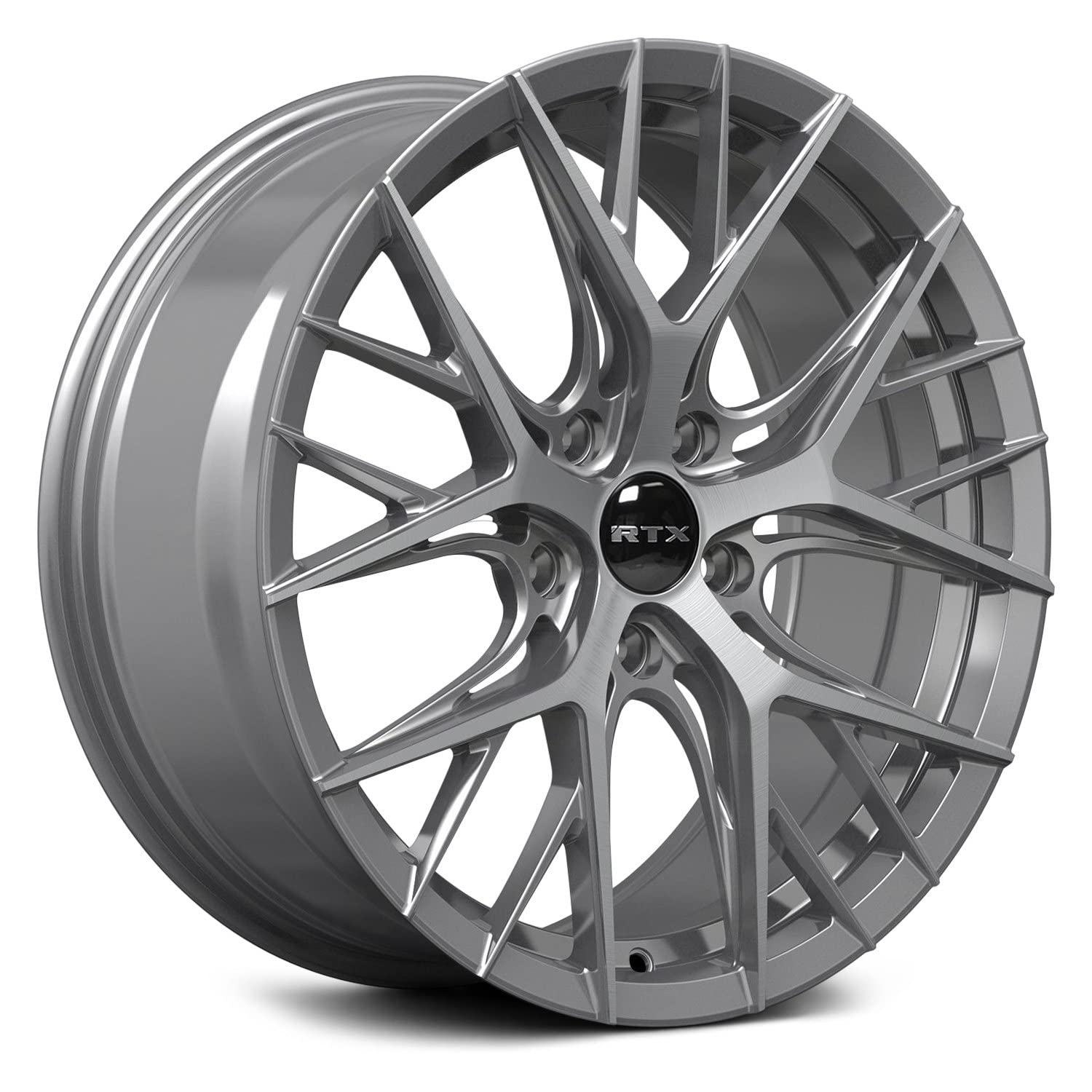 Custom RTX Valkyrie Wheel - 20x8.5, 38 Offset, 5x114.3 Bolt Pattern, 73.1mm Hub - Gunmetal with Machined Face Rim