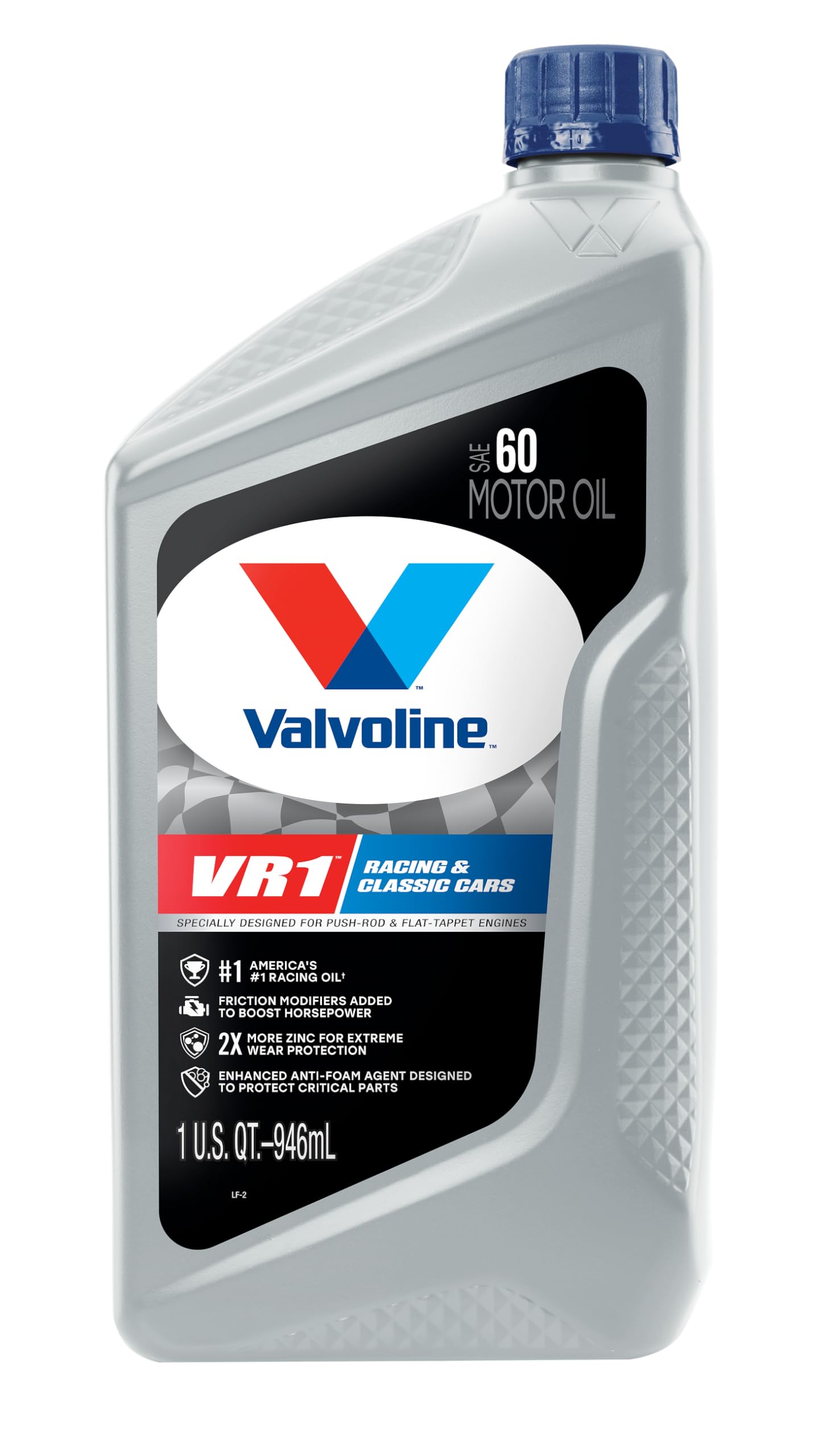 VR1 Valvoline Racing SAE 60 Motor Oil 1 QT, Case of 6