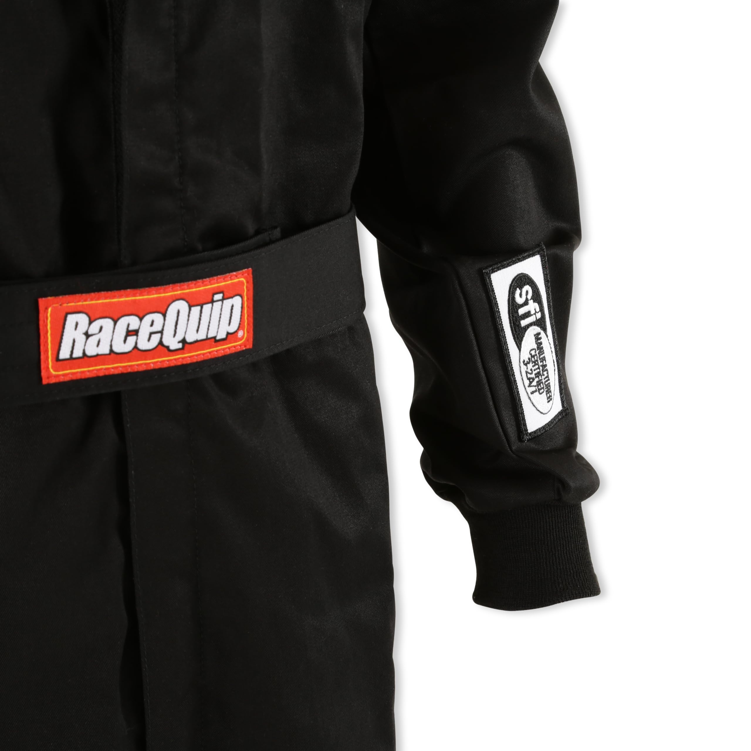 110008RQP RaceQuip® 110 Series 1-Pc Driving Suit - SFI 3.2A/1 - 3XL - Black