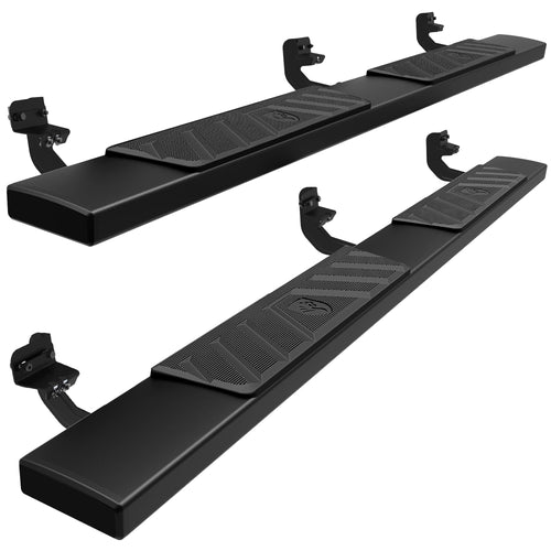 6" Riser Tyger Auto Running Boards Compatible with 2009-2018 Dodge Ram 1500; 2010-2026 2500 3500; 2019-2024 Classic | Crew Cab | TG-RS6D60078 | Side Step Rails Nerf Bars