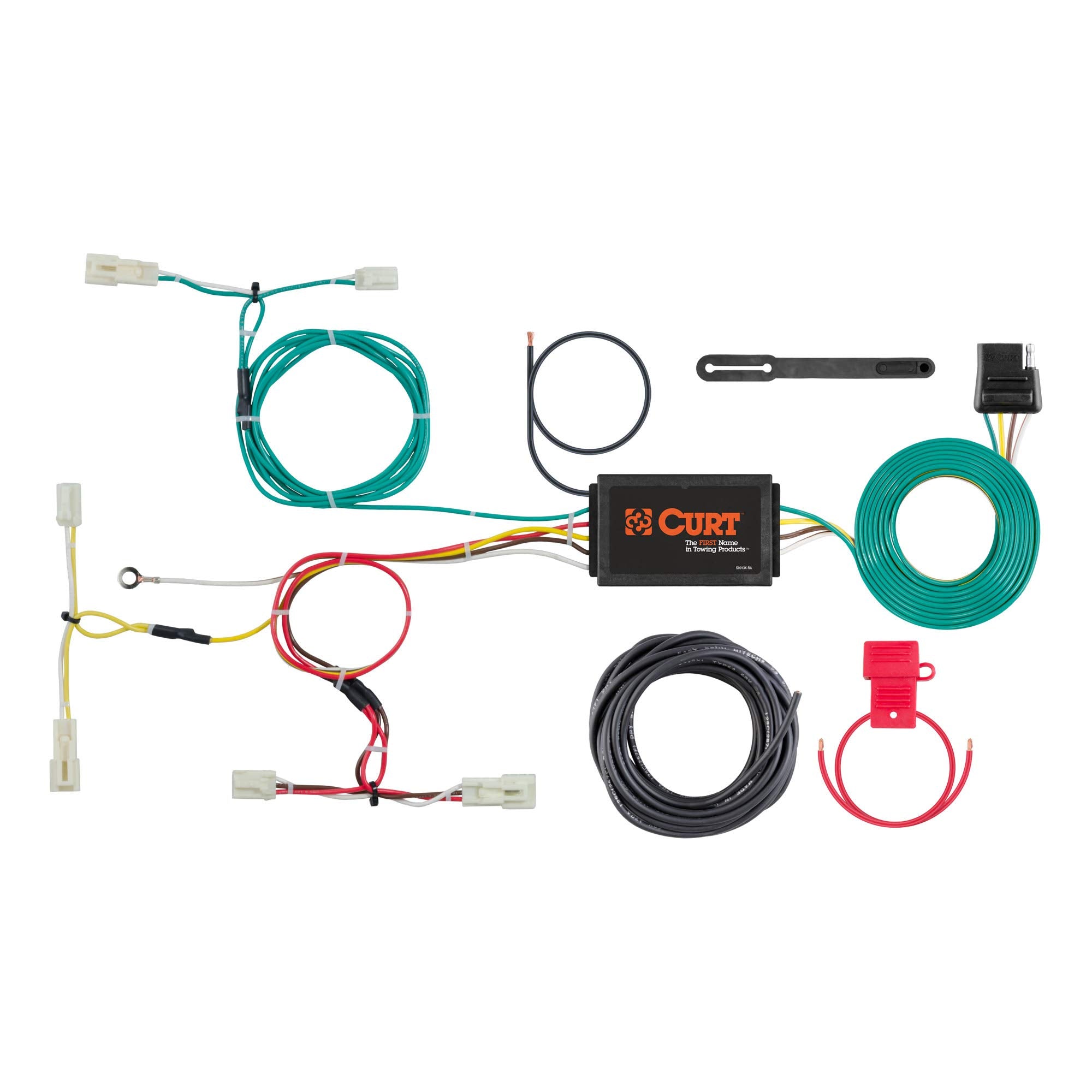 4-Pin CURT Vehicle-Side Custom Trailer Wiring Harness, Fits Select Scion iA