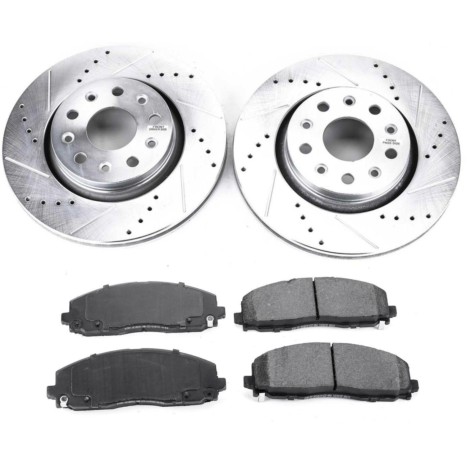 Z23 Evolution Sport Brake Upgrade Kit Power Stop For Jeep Gladiator 2020-2023, Jeep Wrangler 2018-2022 [Model Specific]