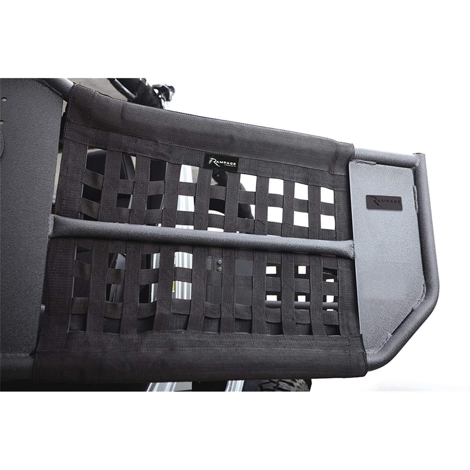 Trail Doors for Jeep Wrangler JL RAMPAGE PRODUCTS | Black, Steel | 7687 | Fits 2018-2025 Jeep Wrangler JL Sport/Sport S/Rubicon 2-Door