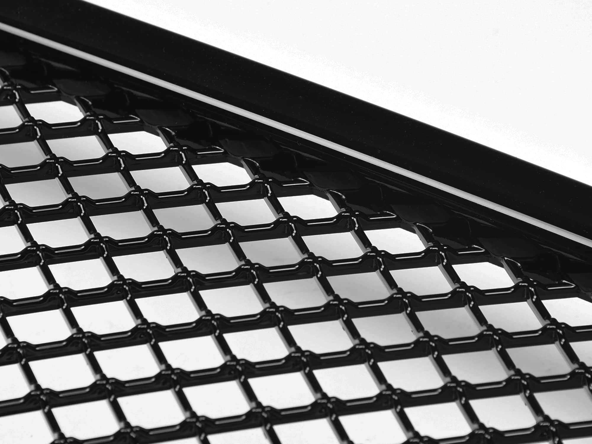 Mesh Front Hood Grille Armordillo USA 7169180 - Gloss Black Fits 1994-2001 Dodge Ram 1500