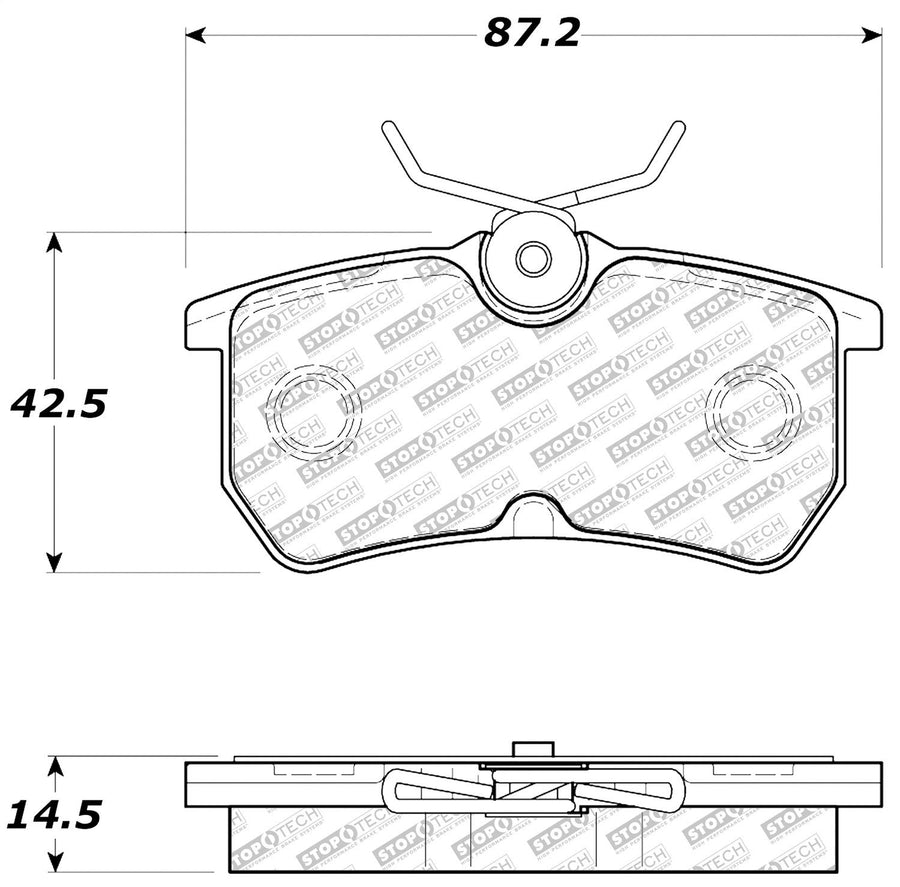 Street Select StopTech Brake Pads 305.08860