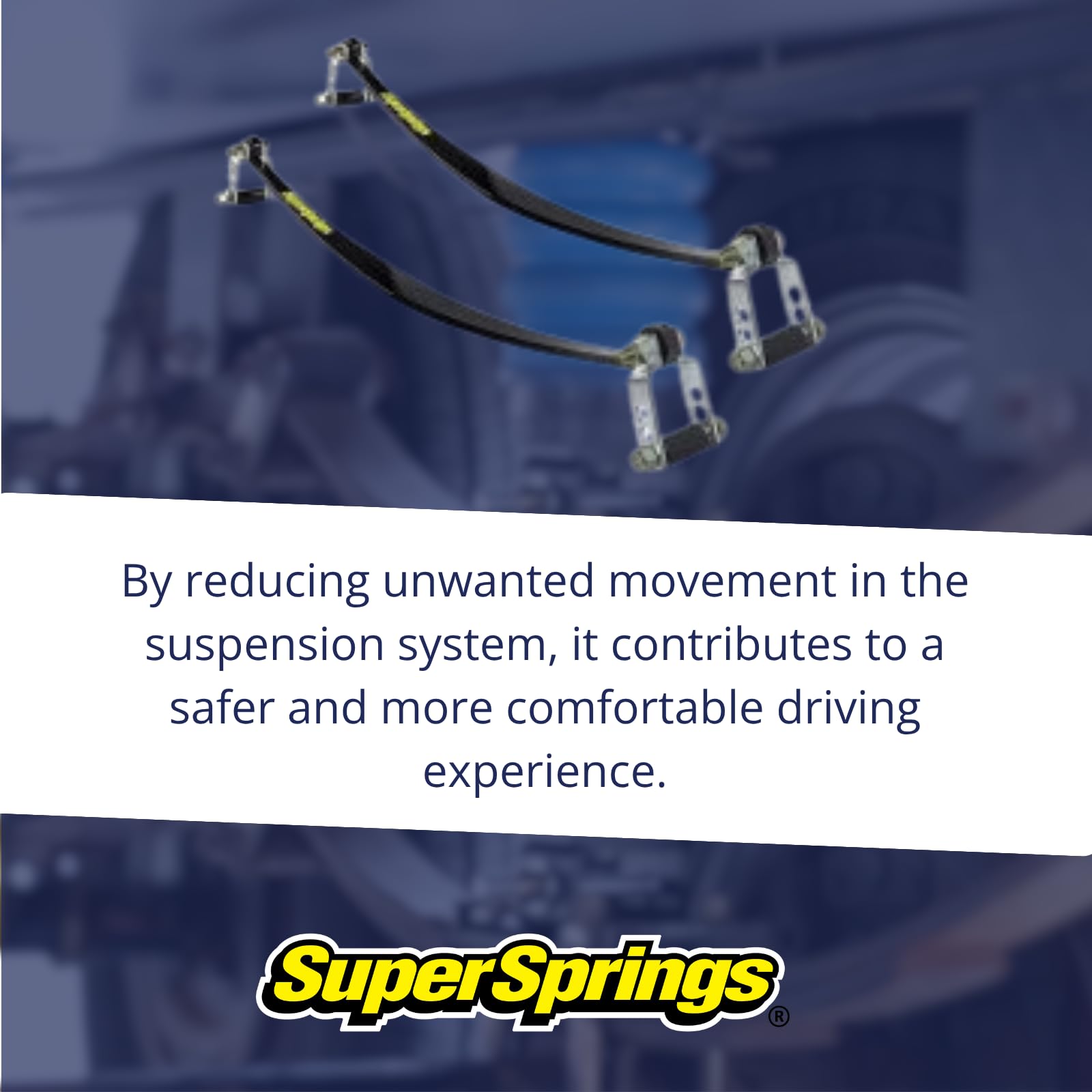 SuperSprings SSA10 for Chevrolet|GMC Silverado|Sierra 2500|3500, RAM 2500, RAM 3500, Ford F-250|F-350, Black, 4,000 lbs.