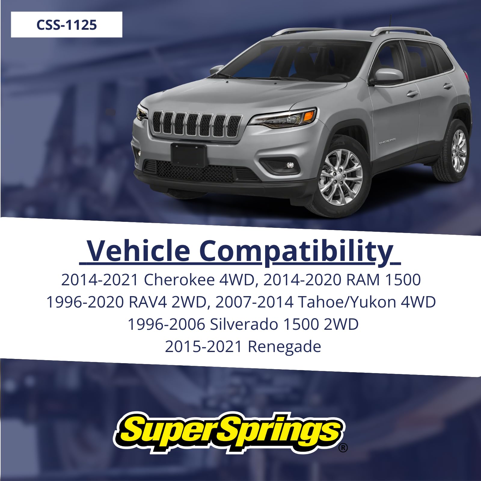 CSS-1125 SuperSprings | SumoSprings Coil for various applications | 1.25 inch inner wall height, black
