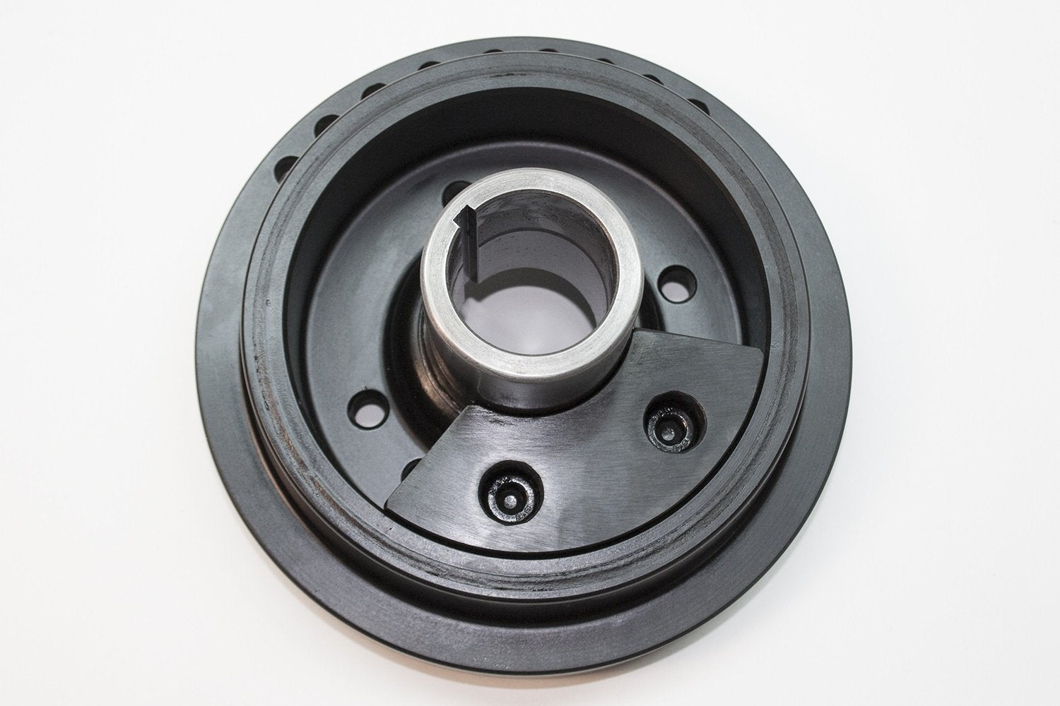 2328951 PRW Engine Parts Hiperf Sportsman Damper,6.40in Od Ext Balance,Laser Etched Blk