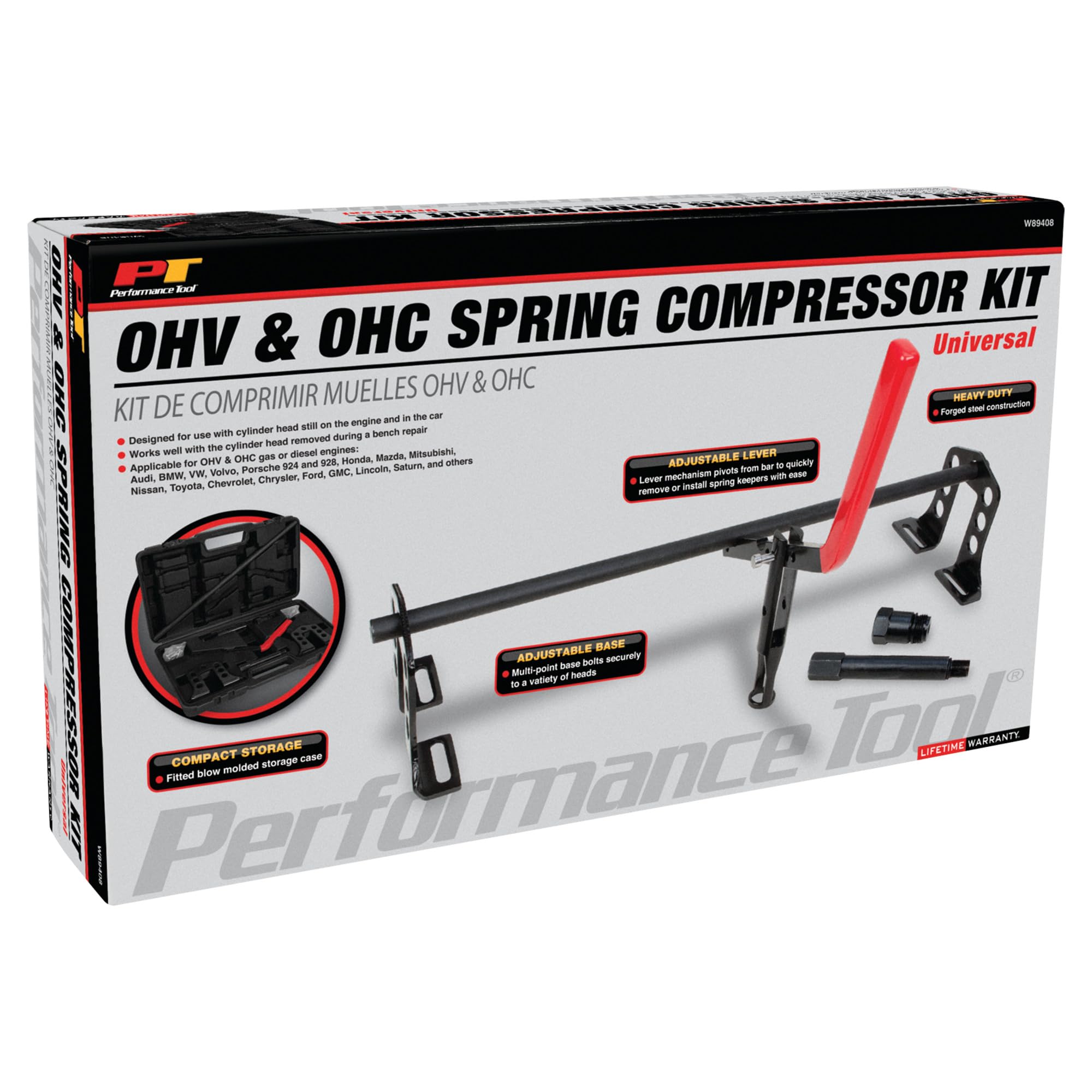 W89408 Performance Tool OHV & OHC Spring Compressor