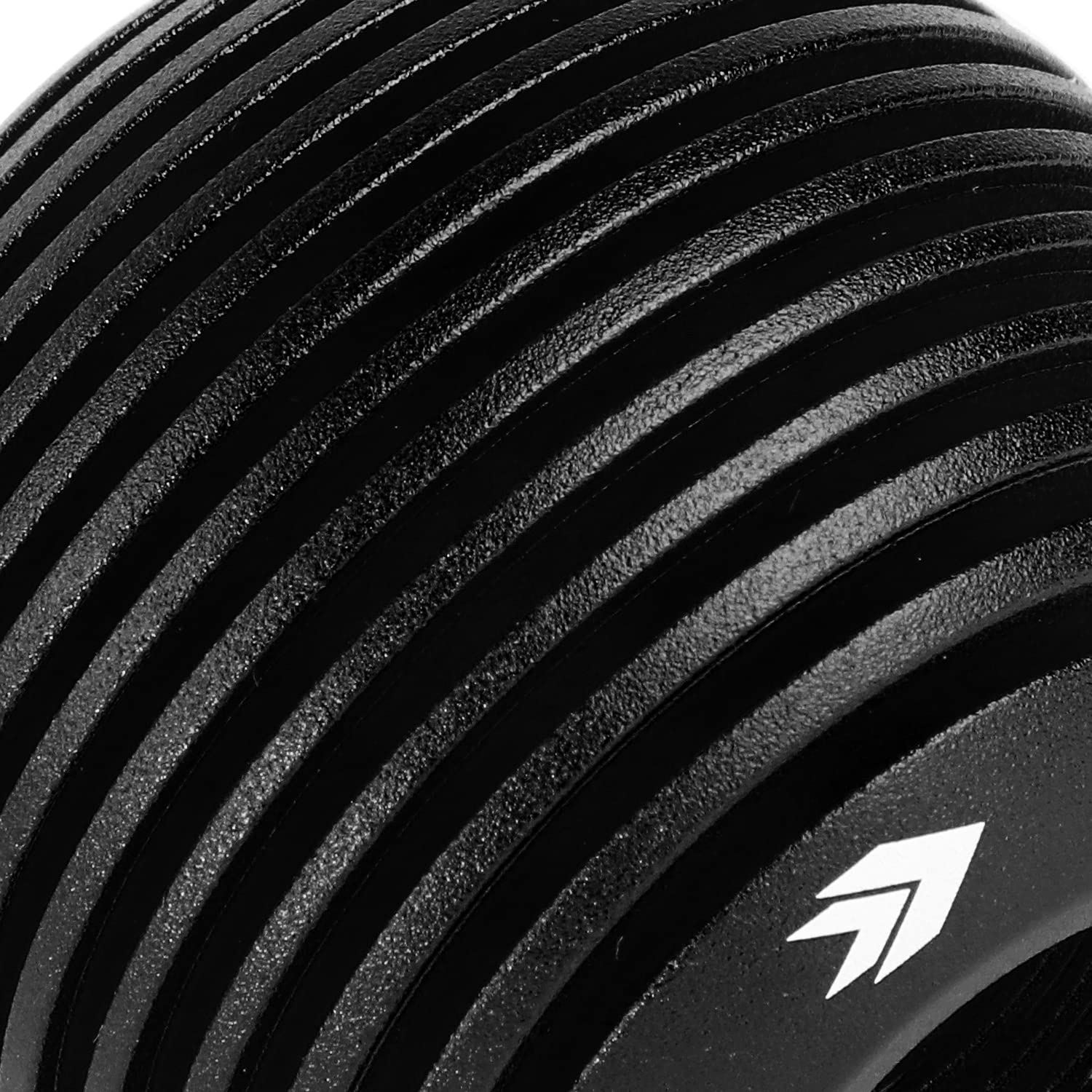 NRG Innovations Universal Aluminum SK-703BK Shift Knob with Thread Adapters, Heat Sink Style Round Ball Shape, Black