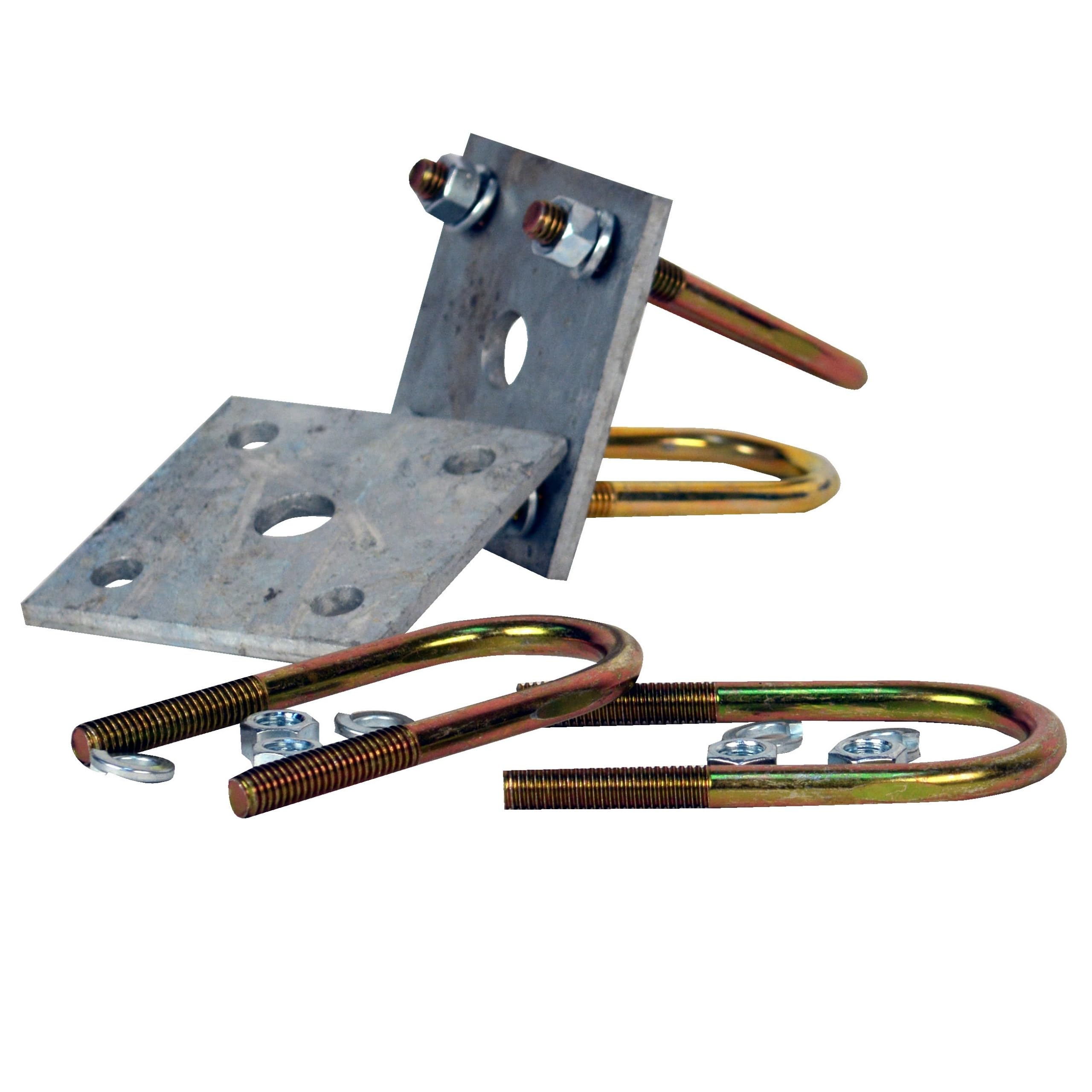 Axle Tie Plate Kit - CE Smith - 2 Tie Plates, 4 U-Bolts, 8 Nuts and Lock Washers for 1-3/4" Round Axle