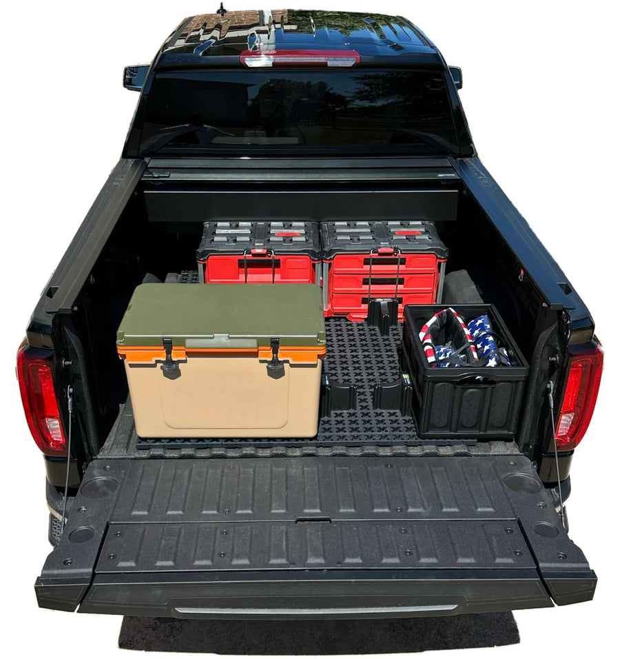 Truck Bed Organizer Tmat Storage System Slide Out Mat (Universal Fit or Standard Beds 6' to 6'5')