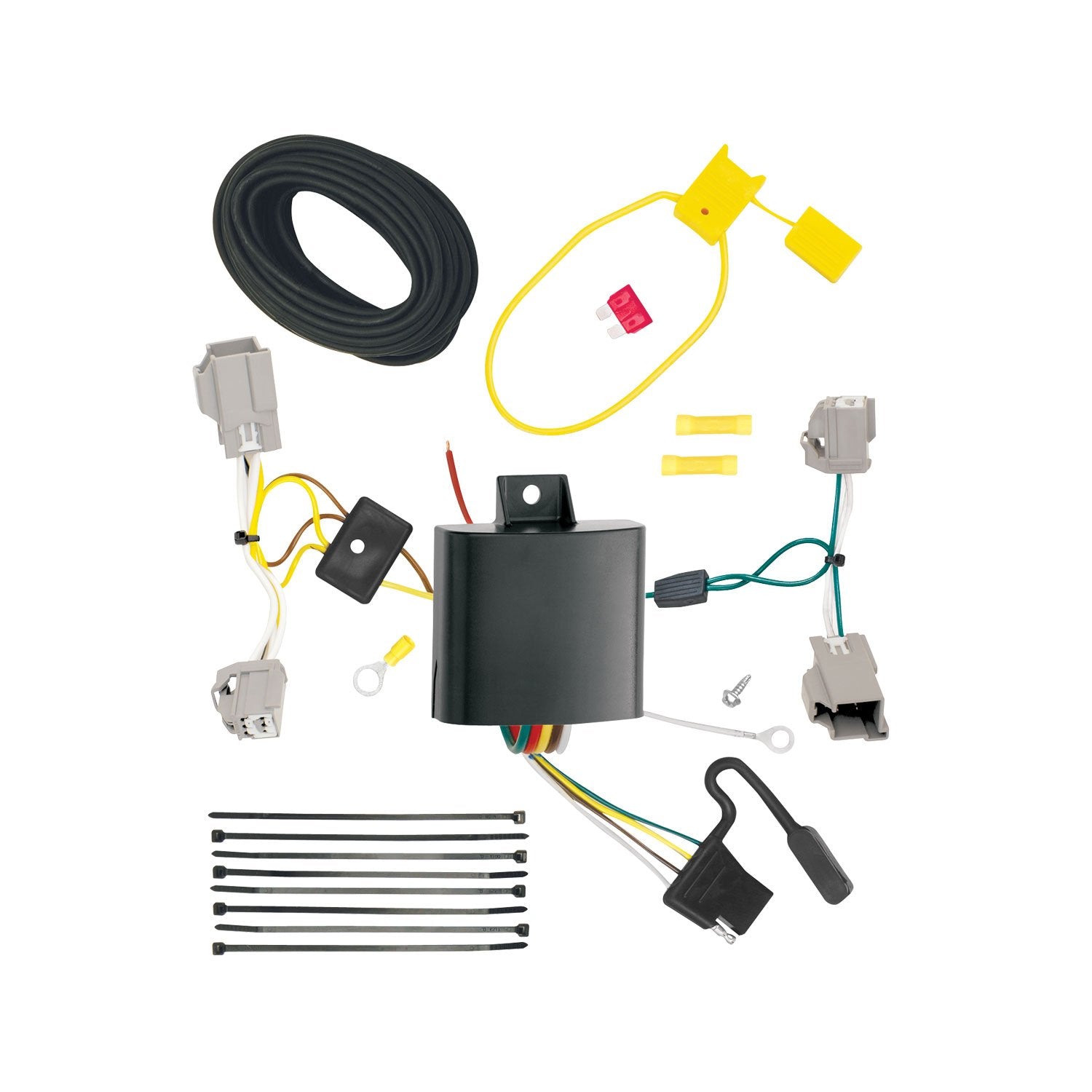 T-One® T-Connector Harness, Tekonsha 4-Way Flat, Compatible with Select Chevrolet Impala