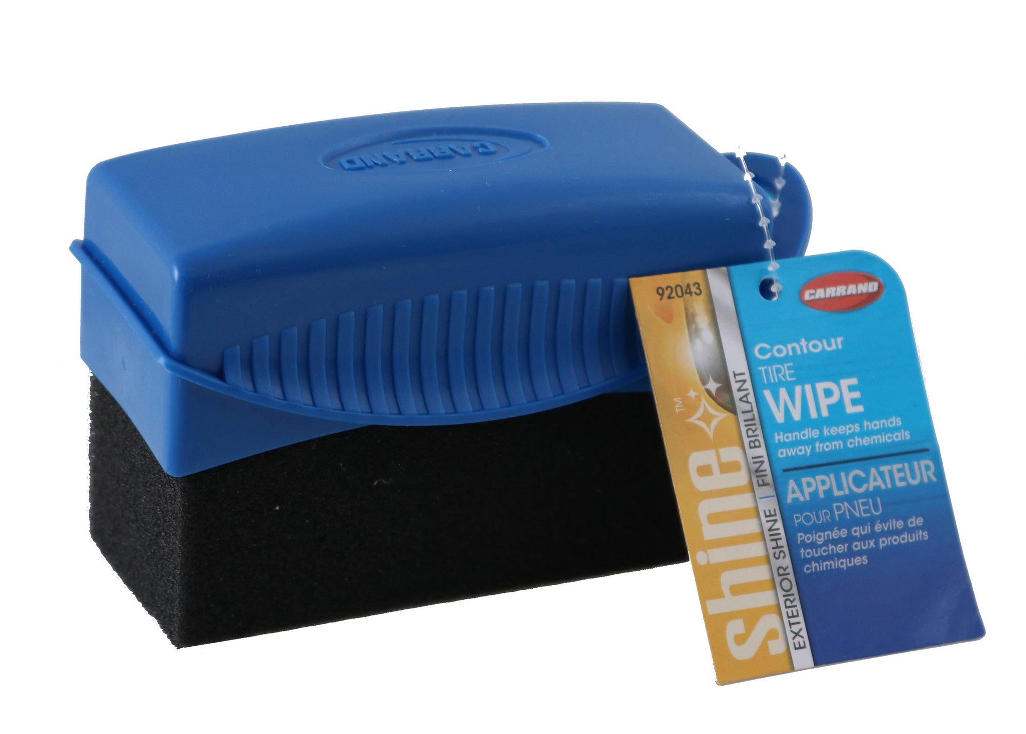 92043 Carrand Contour Tire Wipe , Blue, 1 Count (Pack of 1)