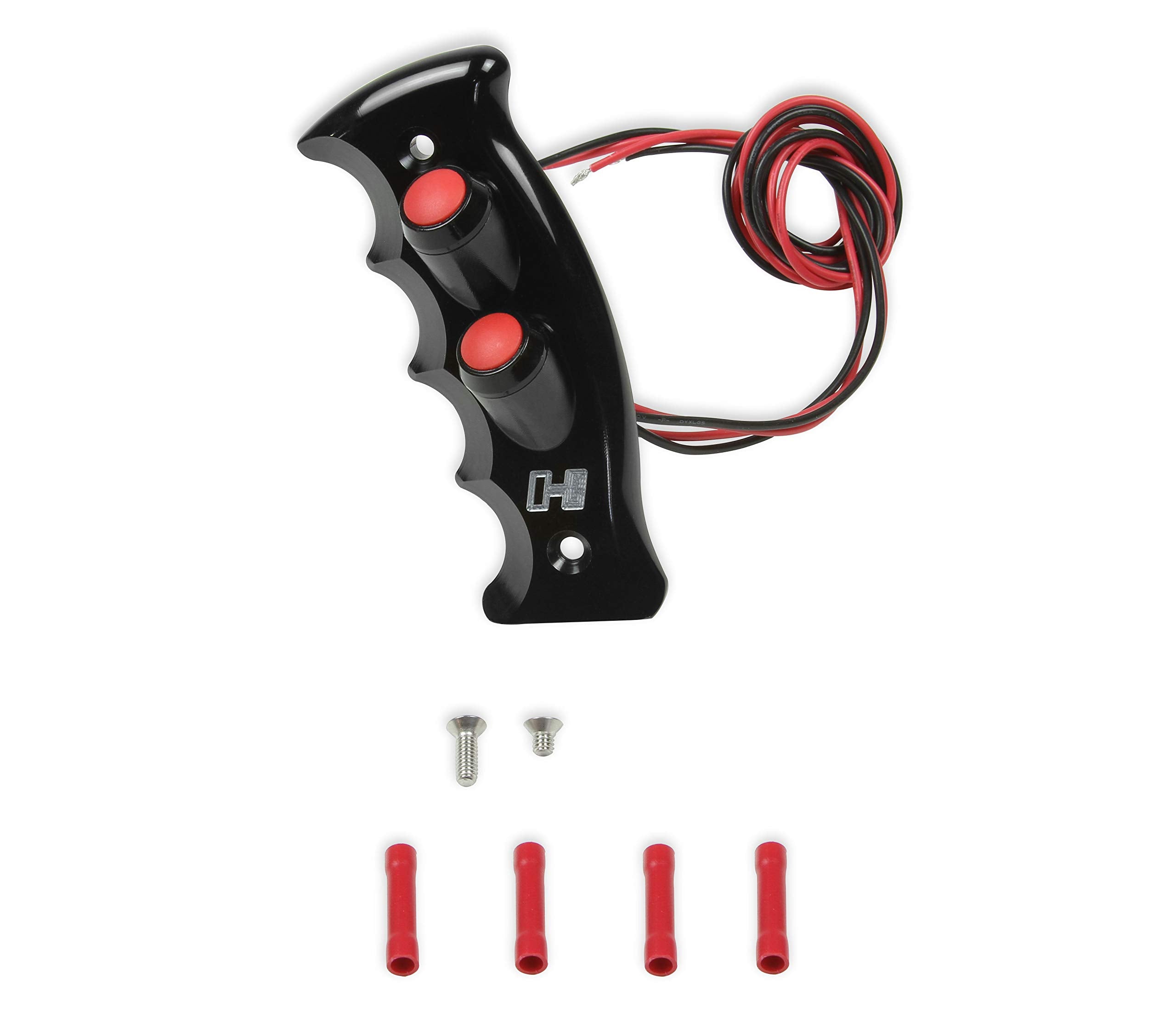 Pistol Grip Plate Hurst 1539004, 2 Button, Black