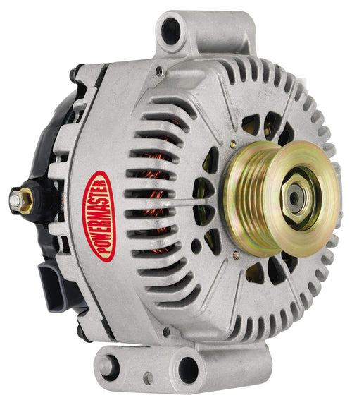 Alt Powermaster Ford 4G Natural 200A 6 grv Pulley Transverse MTG I-D-A VR