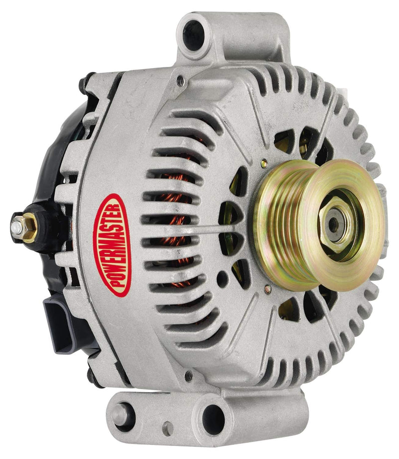 Alt Powermaster Ford 4G Natural 200A 6 grv Pulley Transverse MTG I-D-A VR
