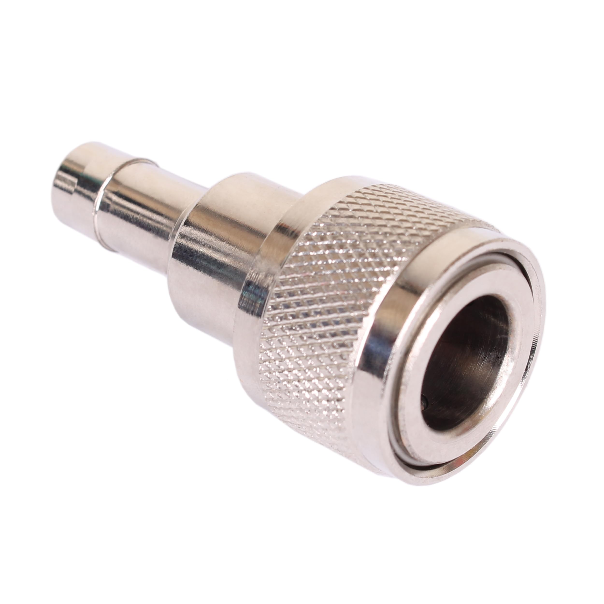 Fuel Line Connector Boat Engine 033498-10 for Honda 3/8" Barb Hose-To-Tank, ('91 & Newer), Chrome Plated, Tank Side Female