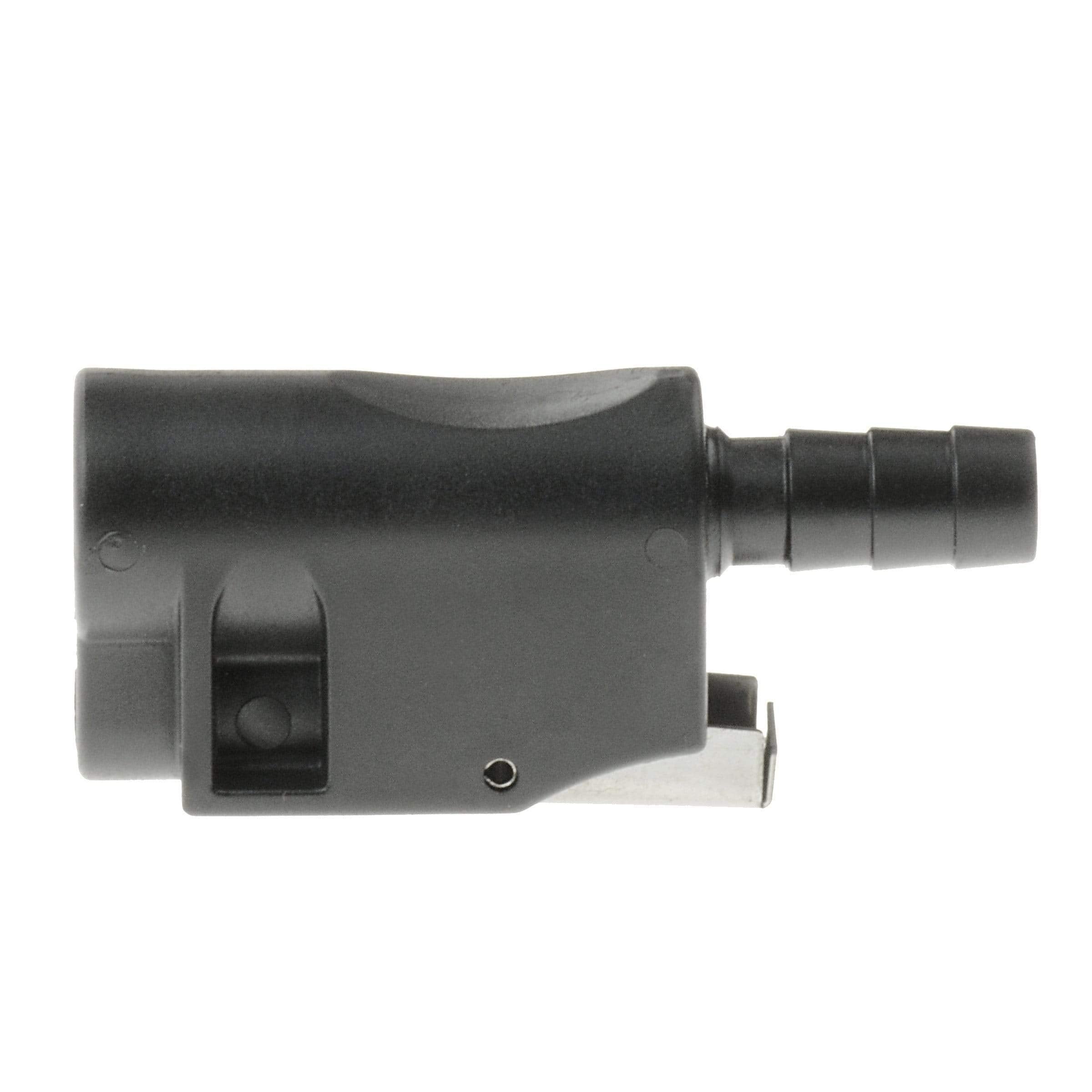 T-H Marine Connector, BE-FU-53204-DP 3/8" ID Fuel Hose Female Mercury, Black