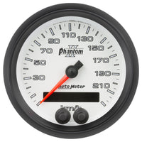 Speedometer Auto Meter 7580-M Gauge, 3 3/8", 225Km/H, GPS, Phantom Ii
