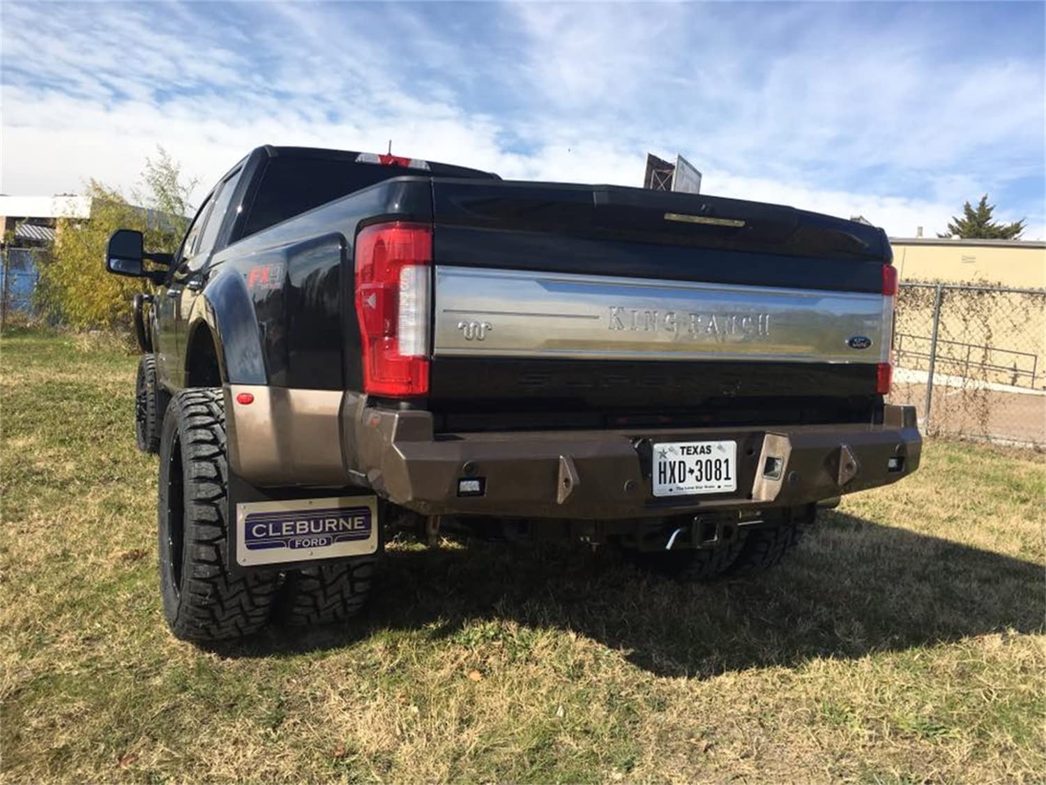 Rear Armor 617RRB Bumper Fits Ford F-250 Super Duty, Black
