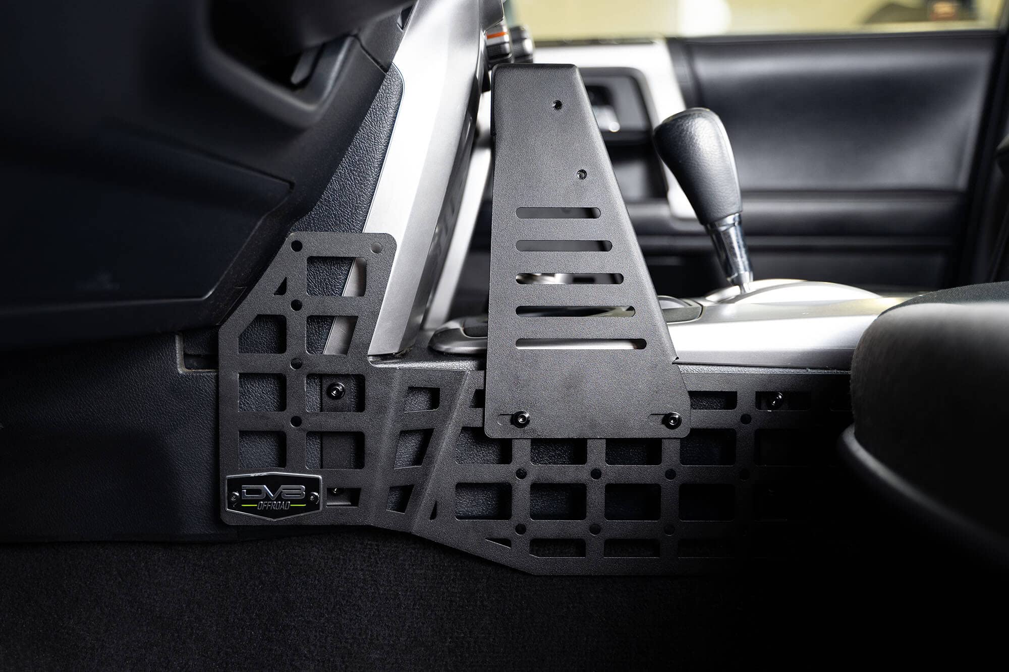 DV8 Offroad Molle Panels & Center Console Device Mount for 2010-2024 Toyota 4Runner 5th Gen | Mount for Cell Phone, GPS, Radio, & Other Accessories | Automatic & Manual Transmissions