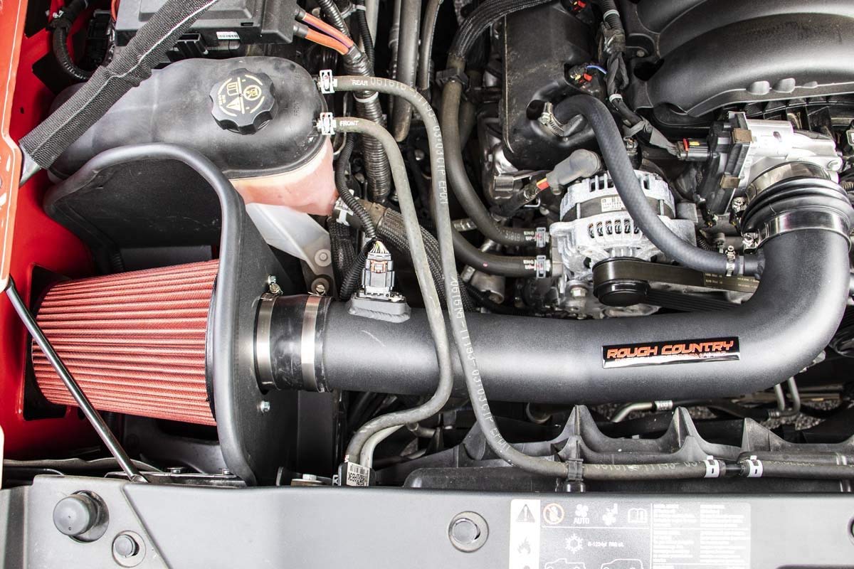 Cold Air Intake Rough Country for Chevy & GMC SUV (2009-2014) - Increases Horsepower, Towing Power & Acceleration