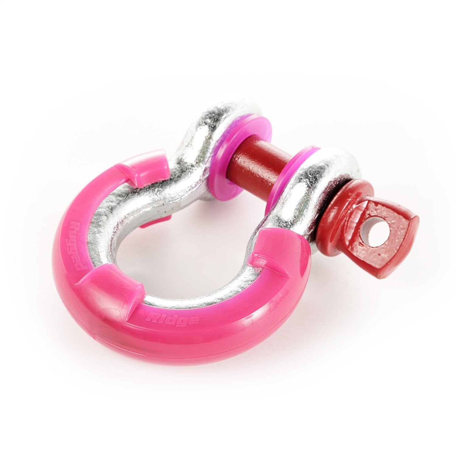 D-Ring Shackle Isolator Kit, Pink Pair, 3/4 inch | Rugged Ridge 11235.34