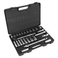 W32901 Performance Tool 1/2-Inch Drive SAE Socket Set, 26-Piece, 1-Pack