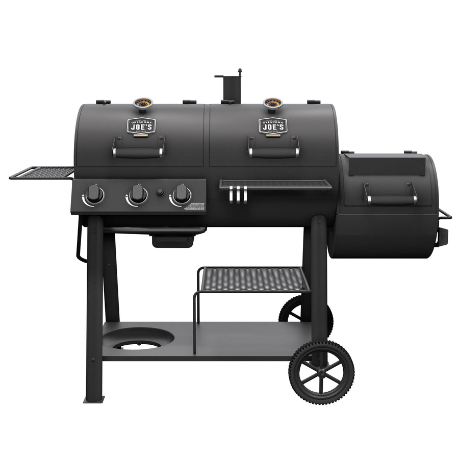 Canyon Combo Oklahoma Joe's Charcoal and Gas Smoker & Grill, Black - 24203004