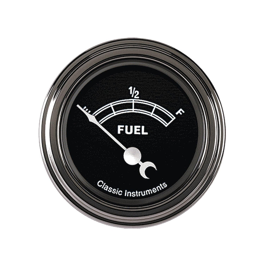 TR14SLF Classic Instruments Traditional 2-1/8" Fuel Gauge 0-30 Ohm
