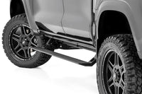 Power Running Boards Rough Country with LED Step Lights for Chevy Colorado & GMC Canyon (2015-2025) Crew Cab - Dual Motor Electric Powerstep Board & Retractable Truck Steps