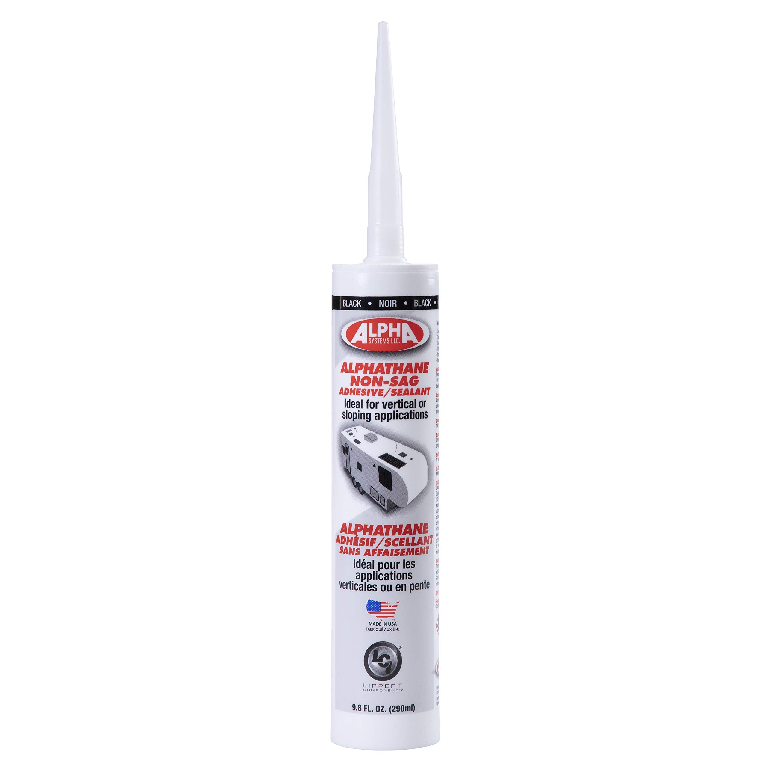 Non-Sag Sealant 5160 ALPHATHANE for 5th Wheel RVs, Travel Trailers and Motorhomes