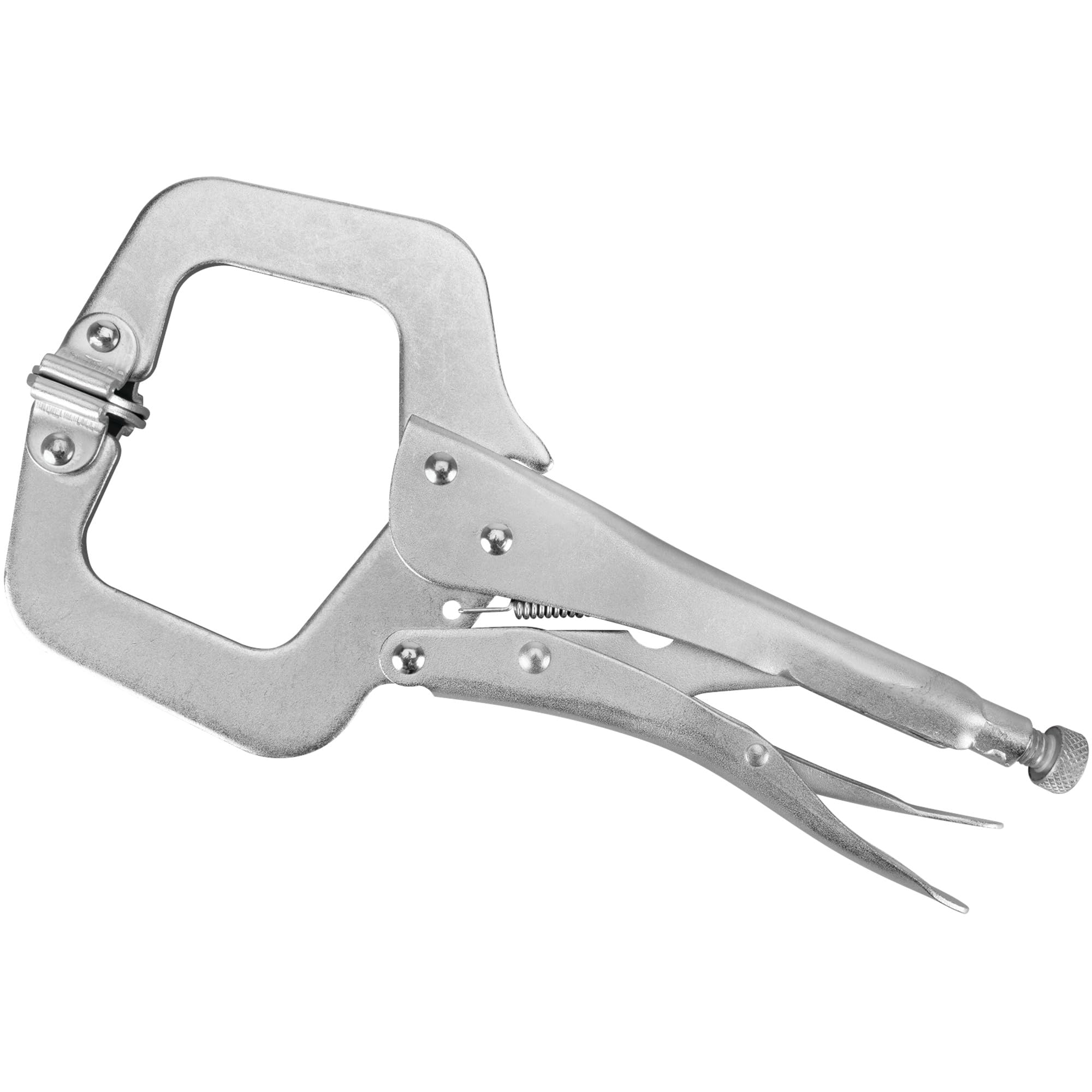 Heat Treated Alloy Steel Performance Tool 1913 Swivel Pad Pliers - Wide Opening Jaws for Strength, Durability, and Precision Work