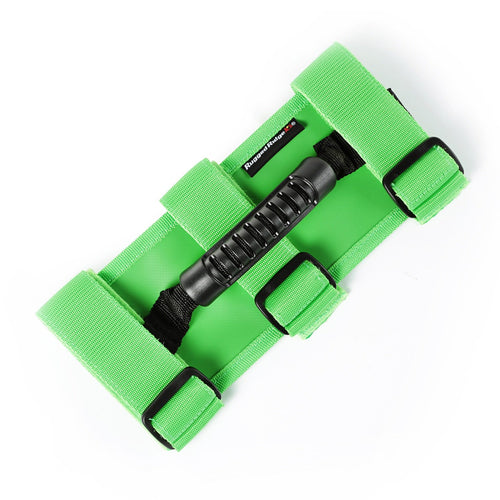 Rugged Ridge Ultimate Grab Handle Kit 13505.05, Green; 55-Current Jeep CJ/Wrangler / 20-Current Gladiator